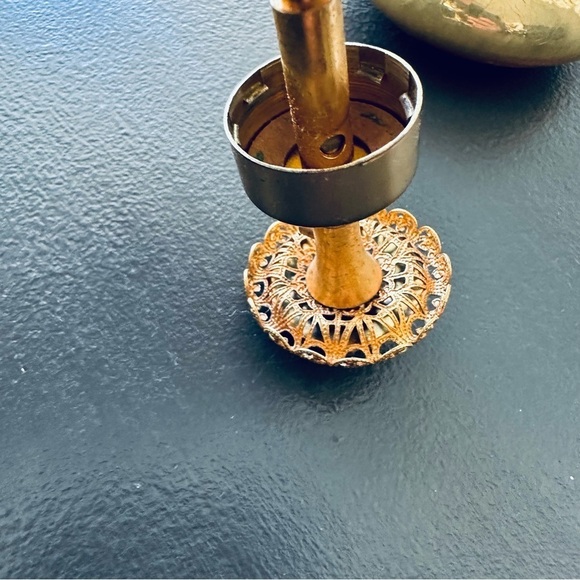 Vintage Devilbiss Empty Bottle Atomizer Fragrance Cased Glass Gold Antique - Picture 12 of 16